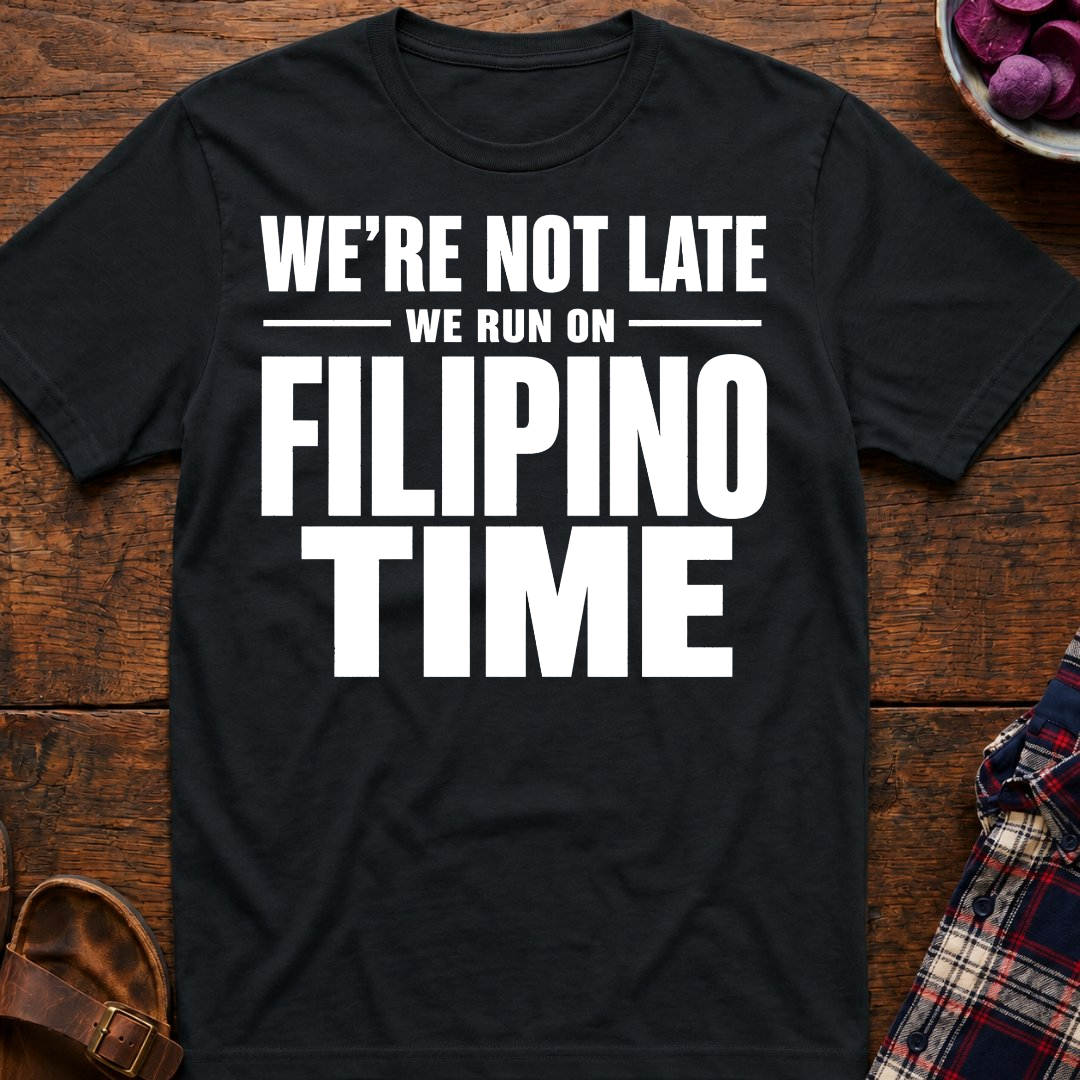 Run On Filipino Time T-Shirt