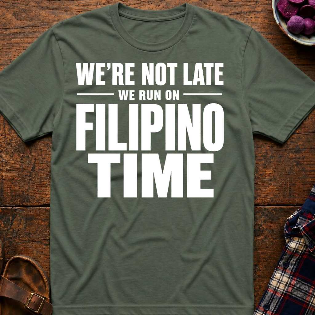 Run On Filipino Time T-Shirt
