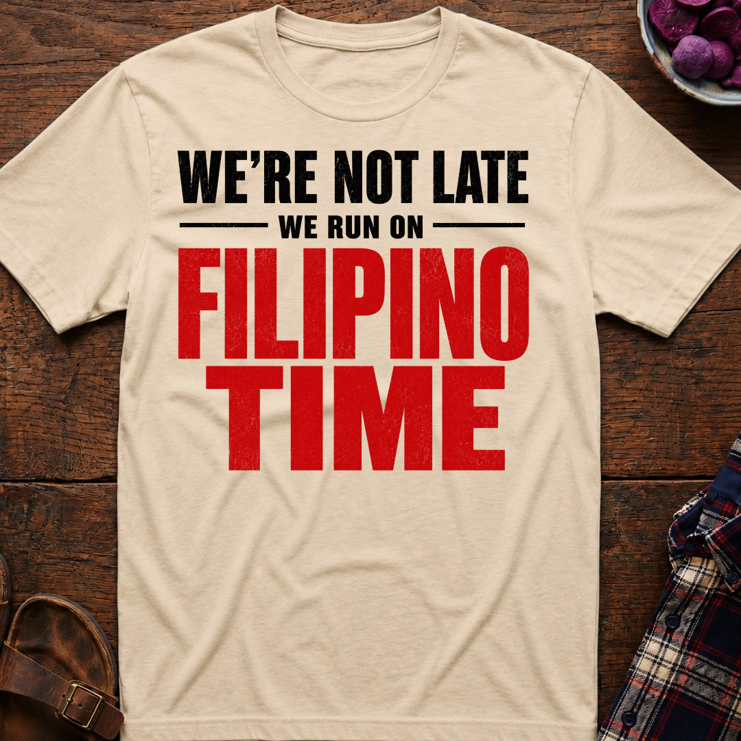 Run On Filipino Time T-Shirt