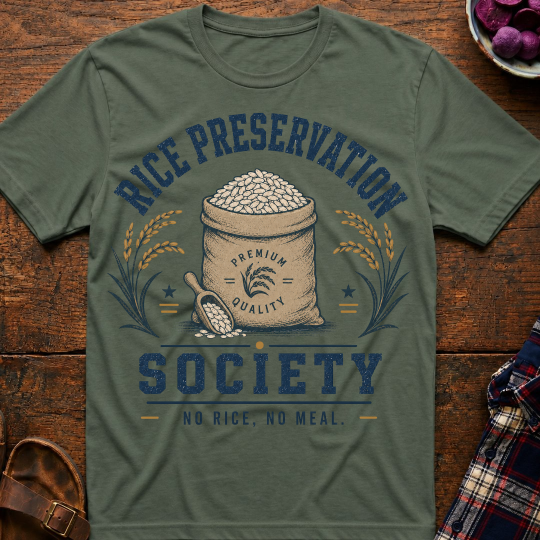 No Rice No Meal T-Shirt