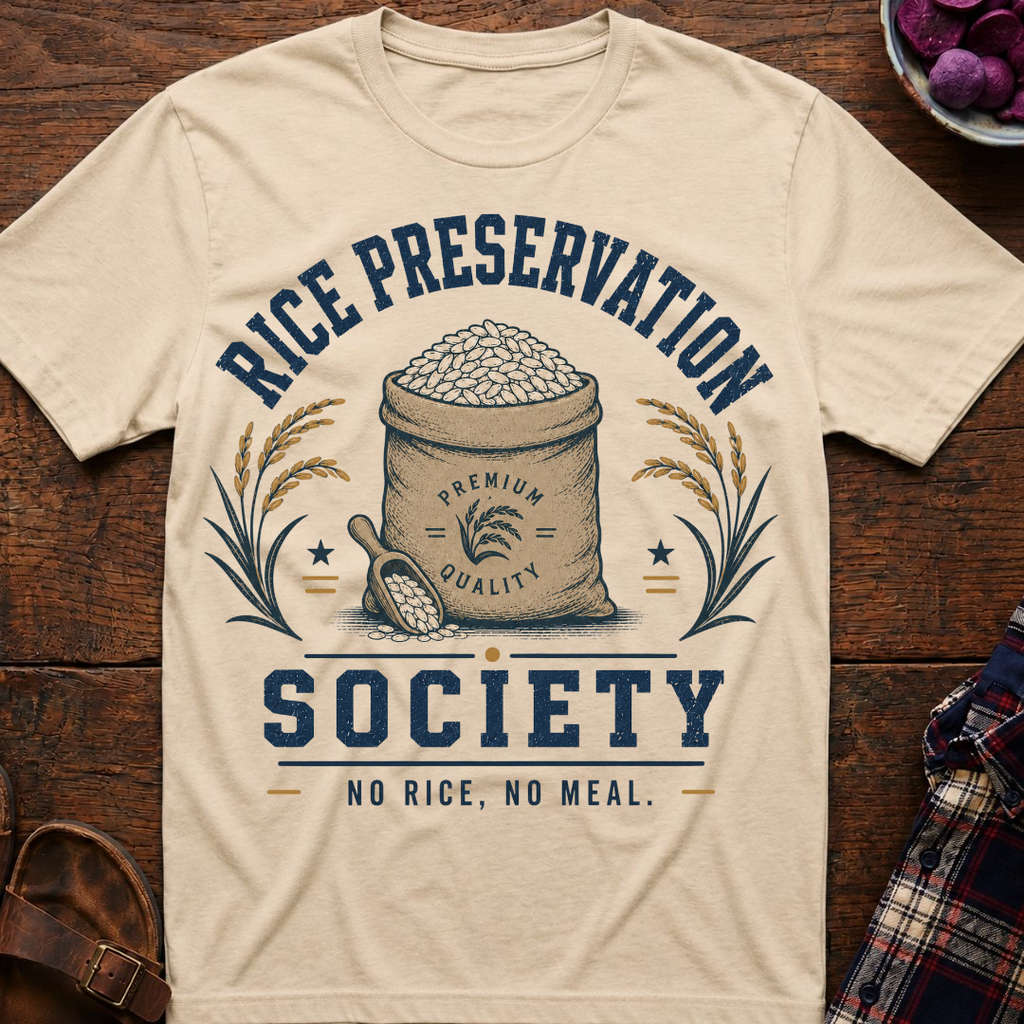 No Rice No Meal T-Shirt