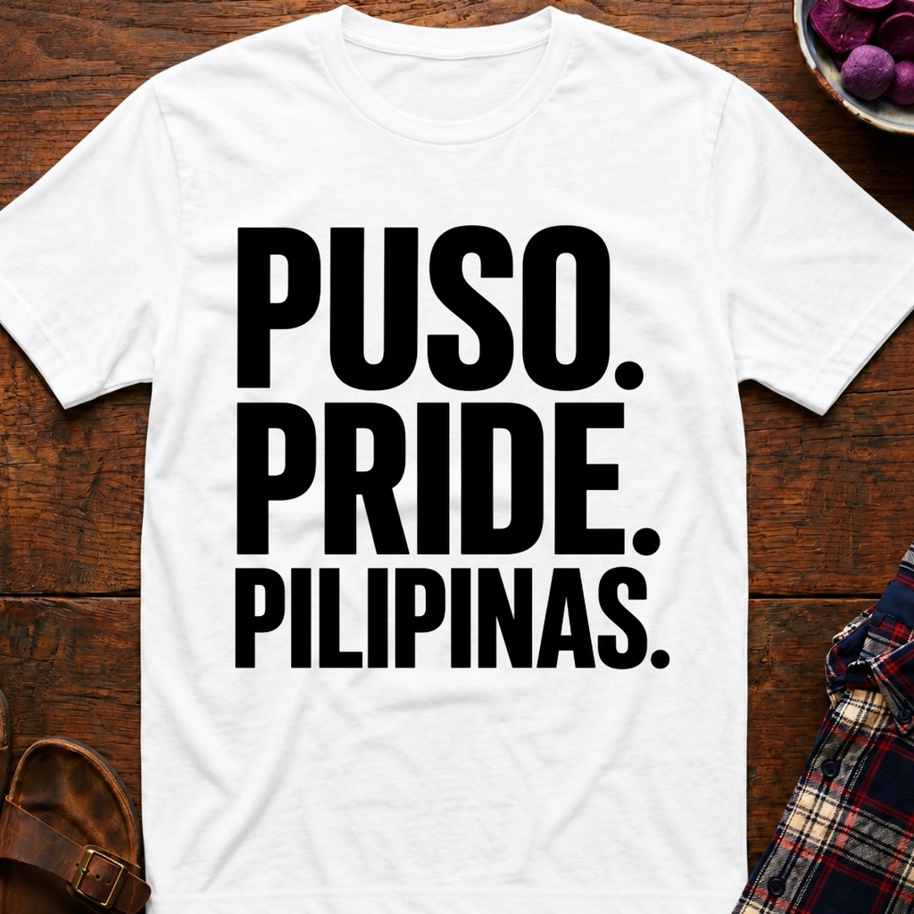 Puso. Pride. Pilipinas. T-Shirt