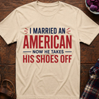 Takes His Shoes Off T-Shirt