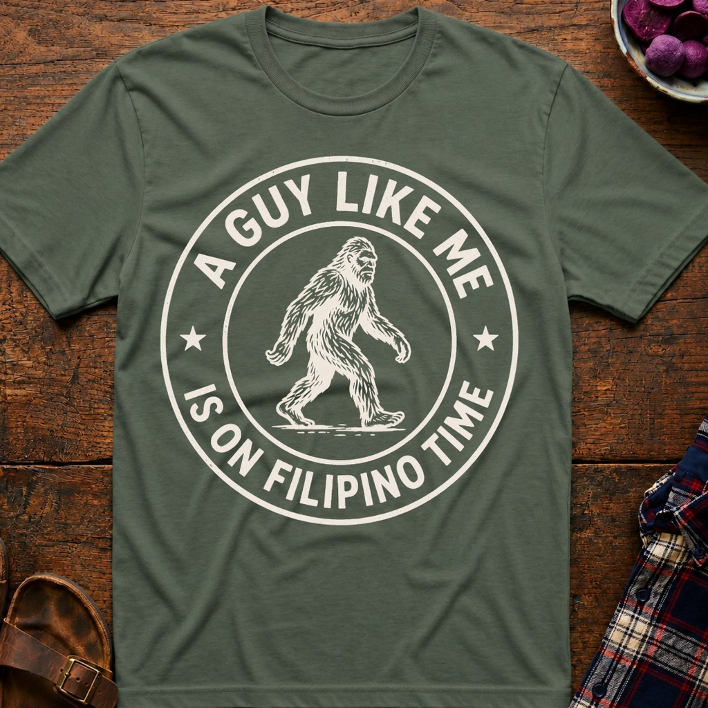 Bigfoot On Filipino Time T-Shirt