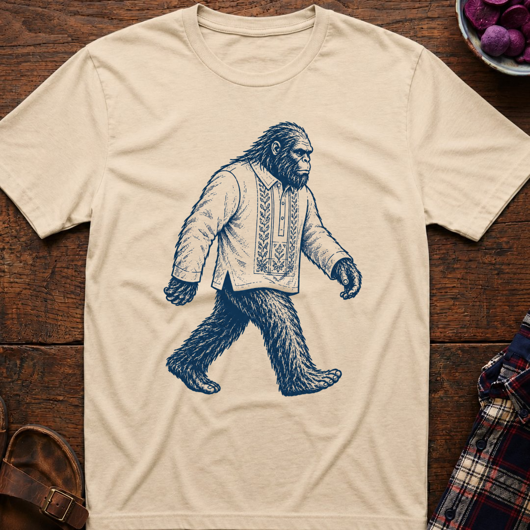 Bigfoot Wears A Barong T-Shirt