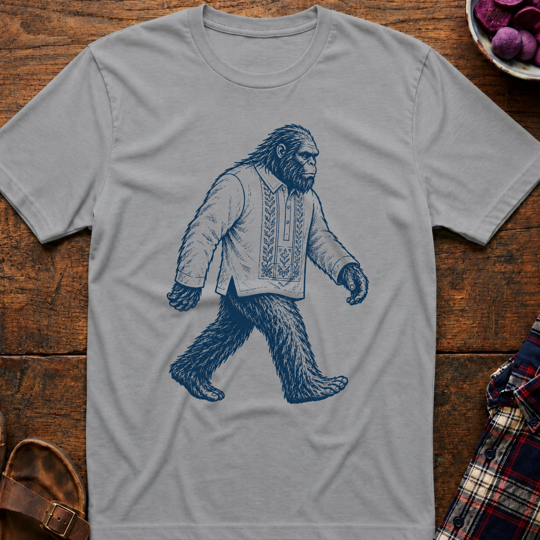 Bigfoot Wears A Barong T-Shirt