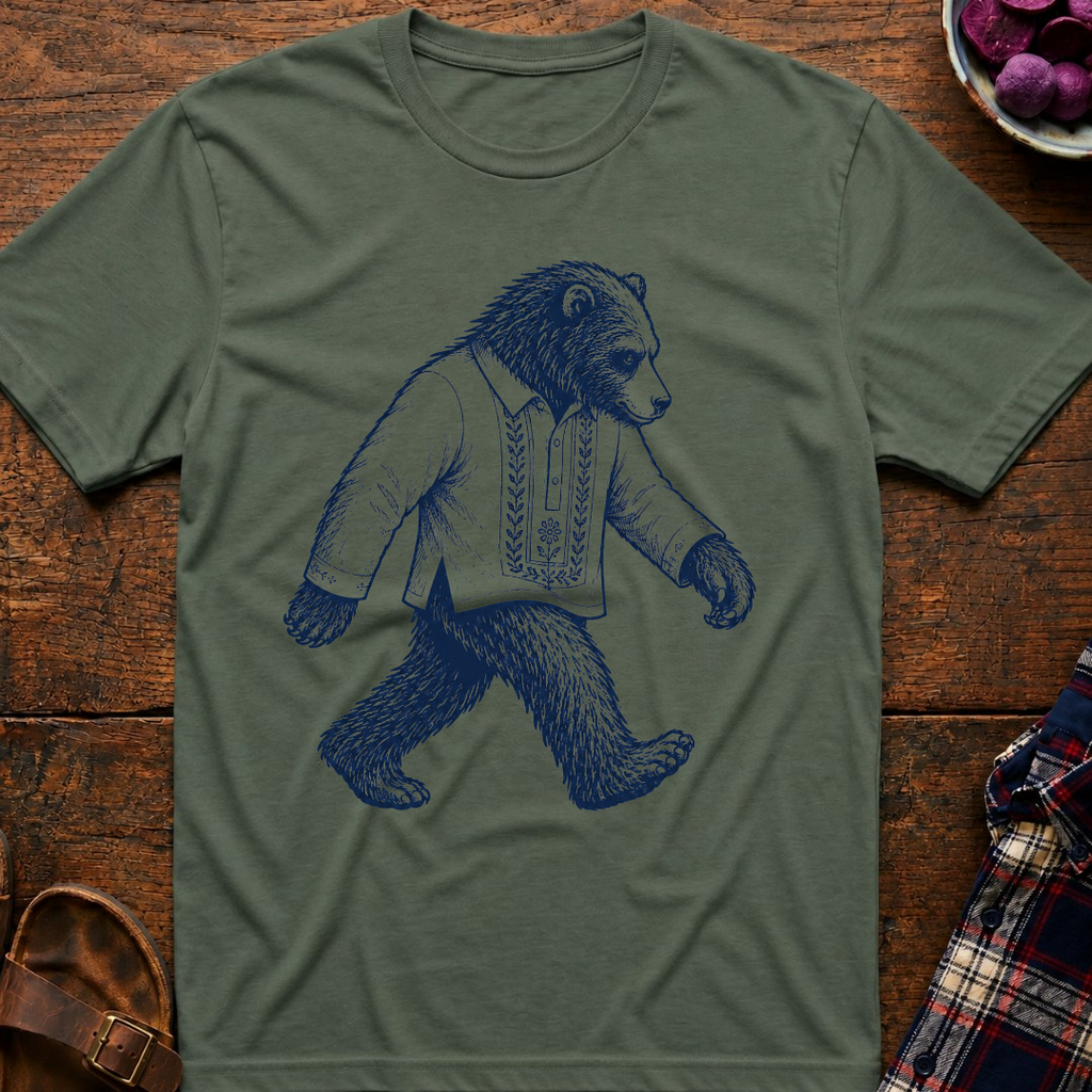 Bear Wears A Barong T-Shirt