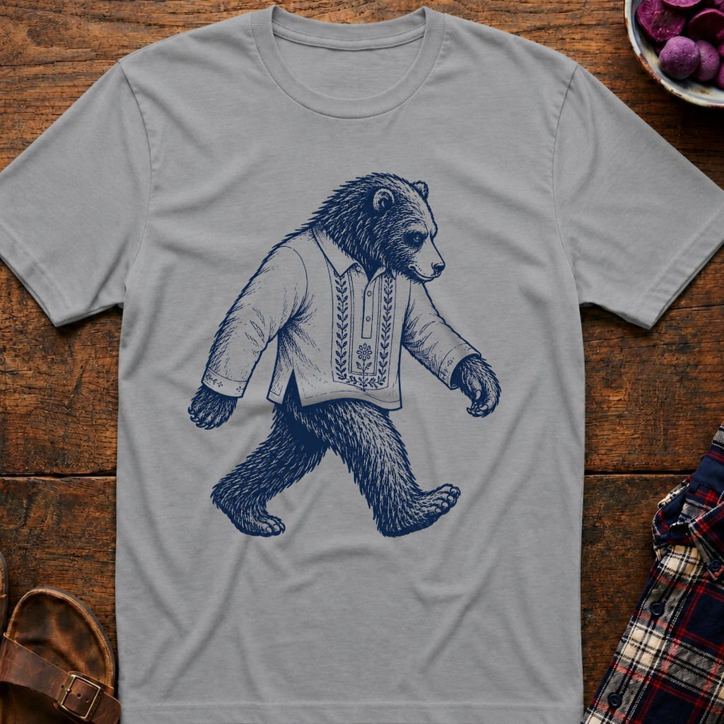 Bear Wears A Barong T-Shirt