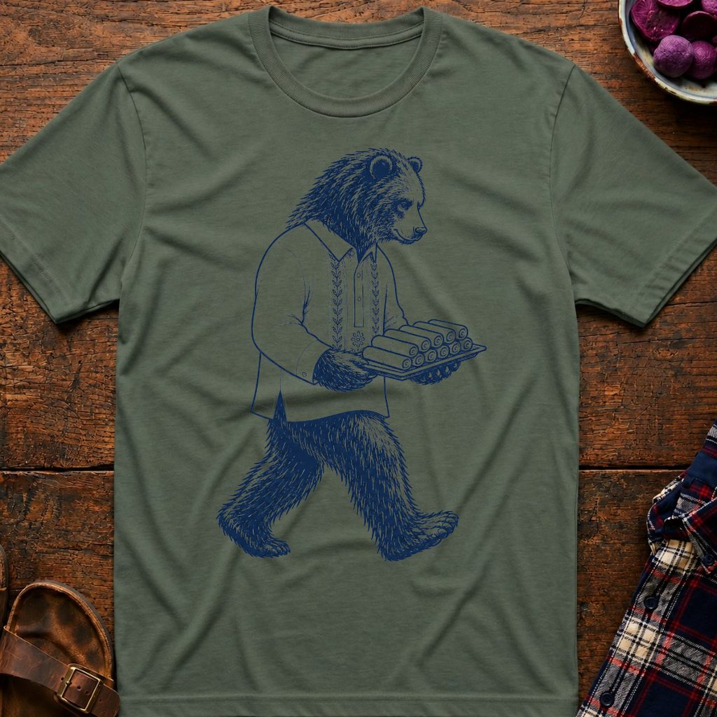 Bear Carrying Lumpia T-Shirt