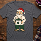 Santa Holds Rice Cooker T-Shirt