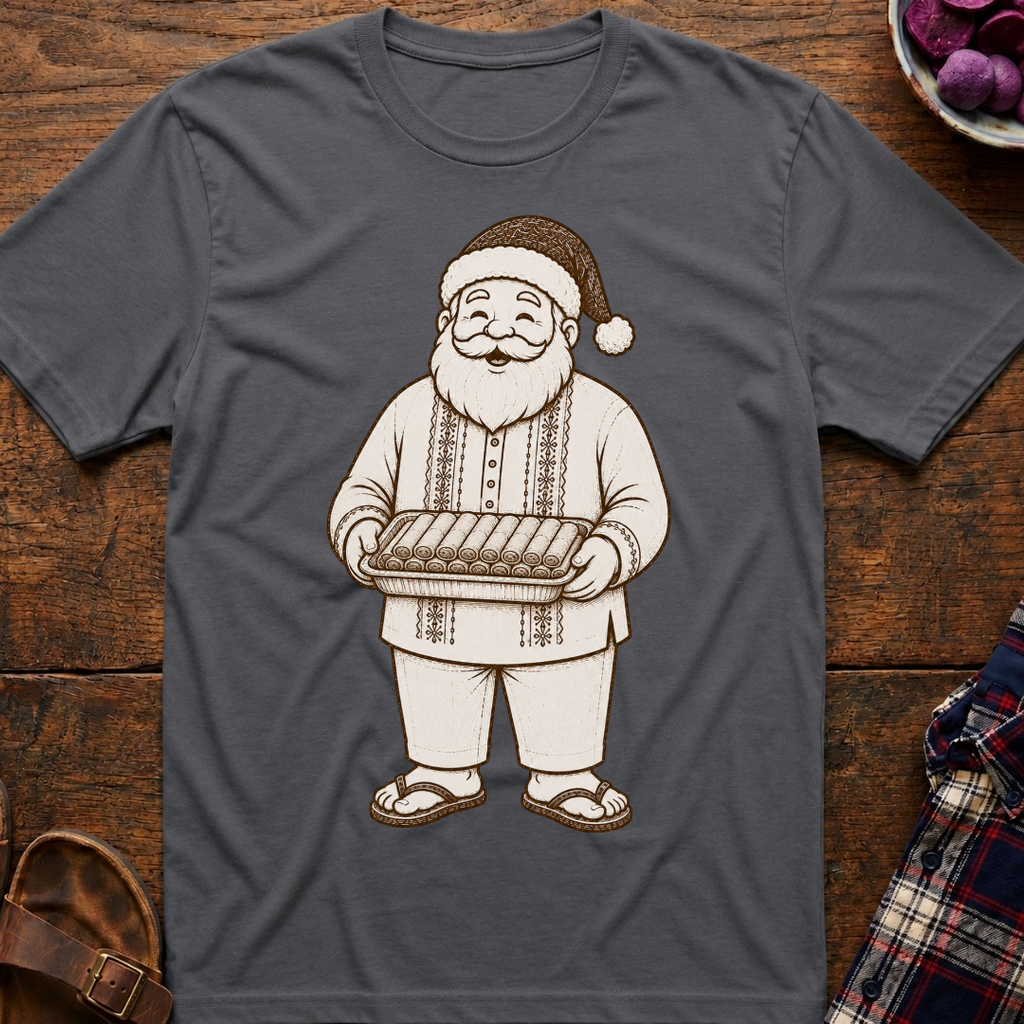 Santa Holds Lumpia T-Shirt