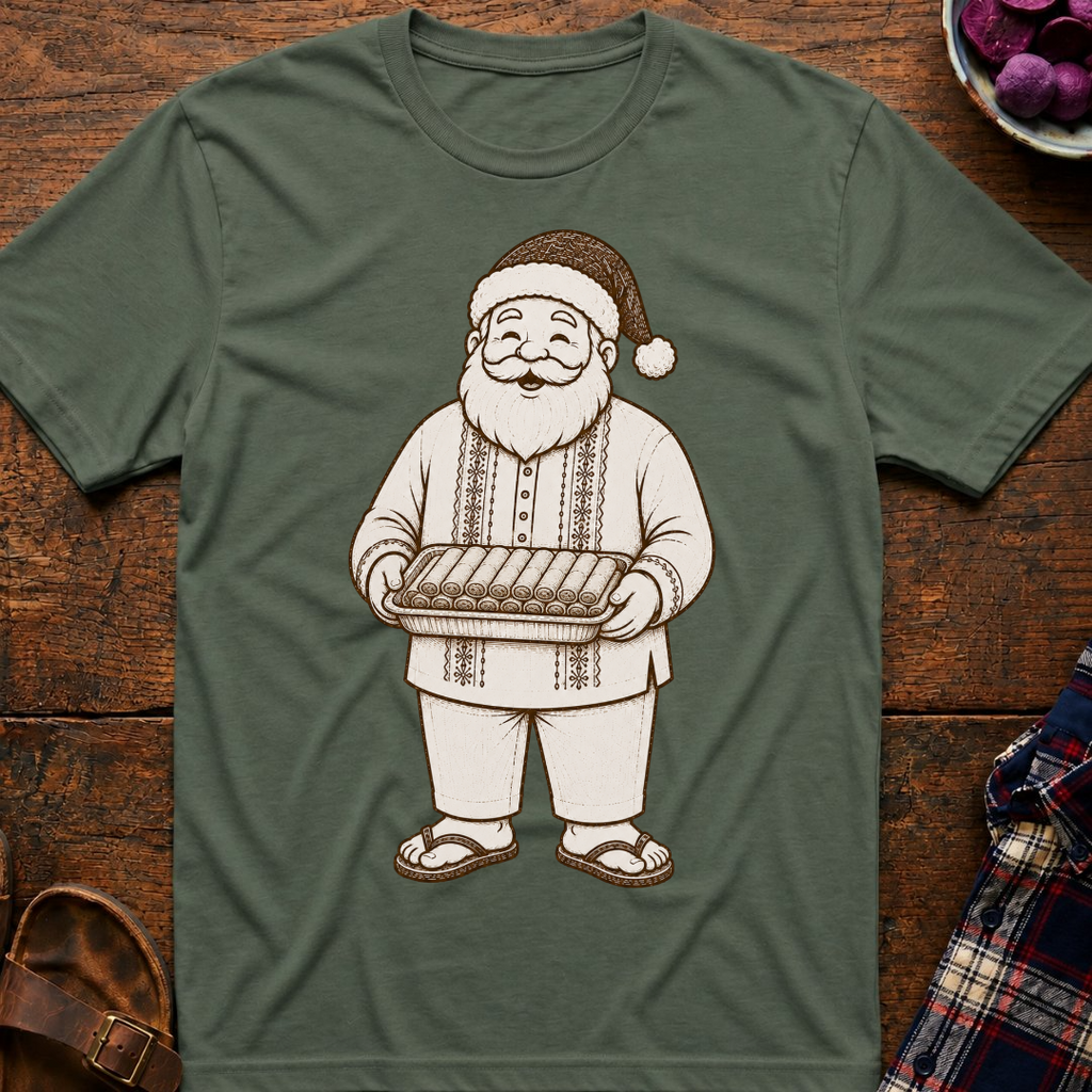 Santa Holds Lumpia T-Shirt