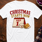 Christmas Starts Sep 1 T-Shirt