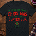 Christmas Where I'm From T-Shirt
