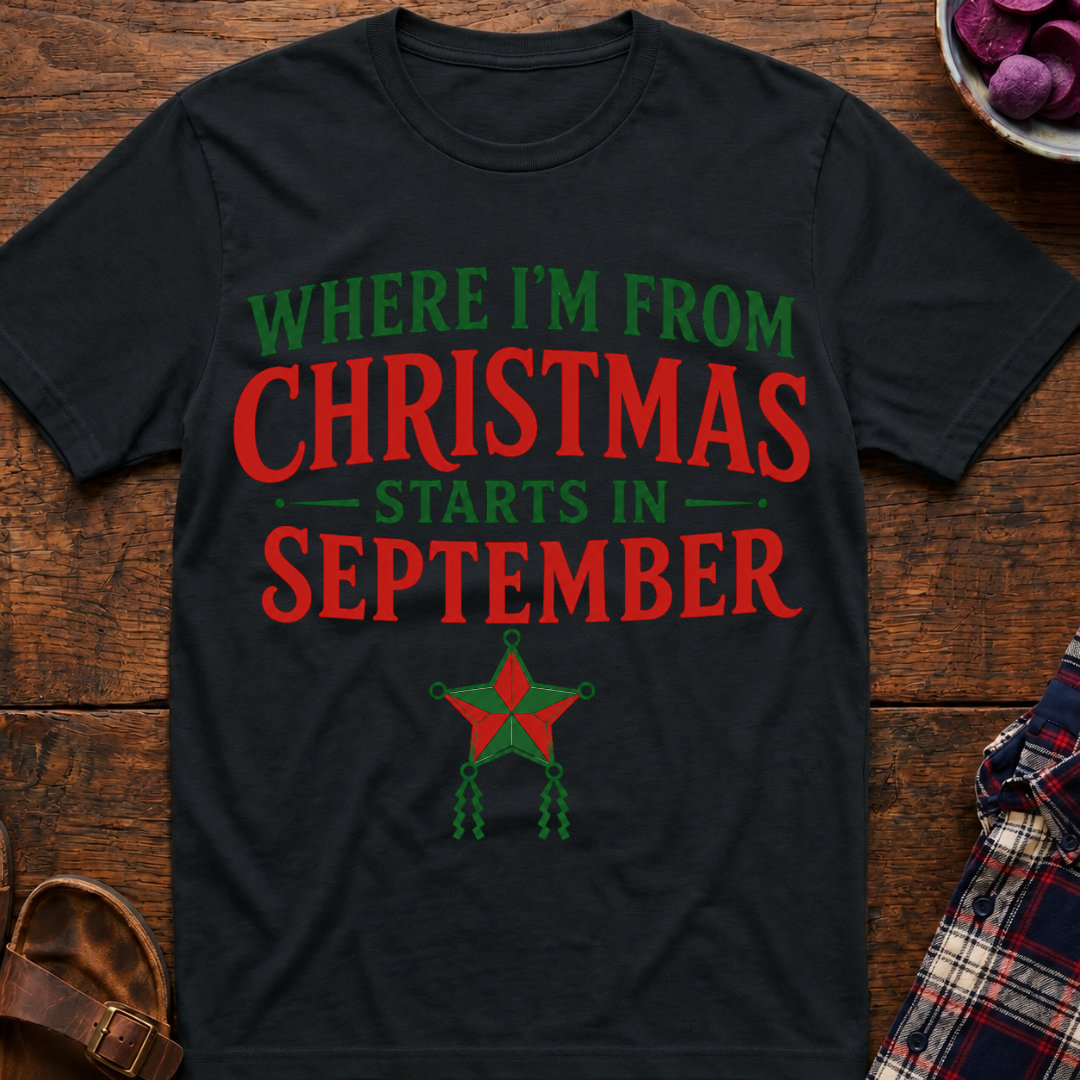 Christmas Where I'm From T-Shirt