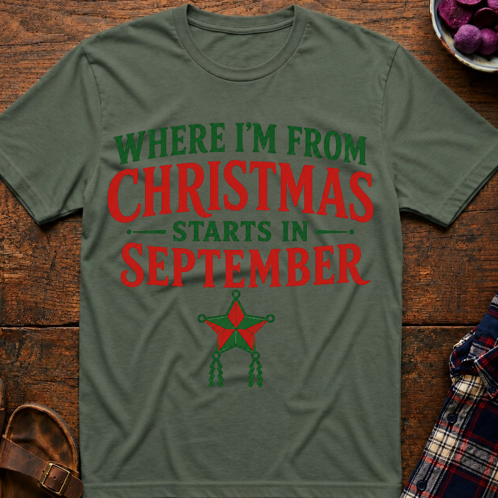 Christmas Where I'm From T-Shirt