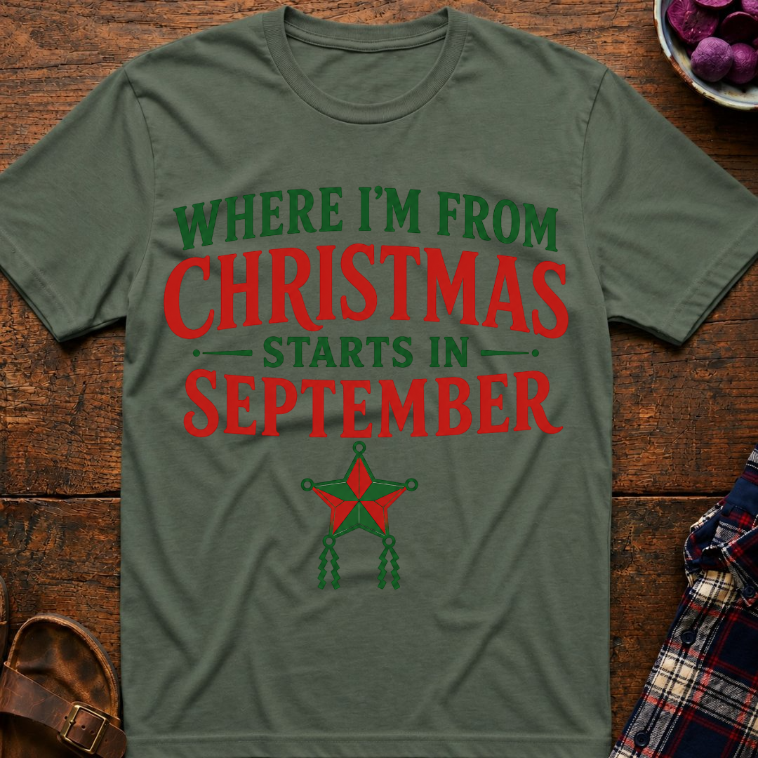 Christmas Where I'm From T-Shirt