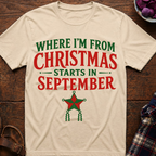 Christmas Where I'm From T-Shirt