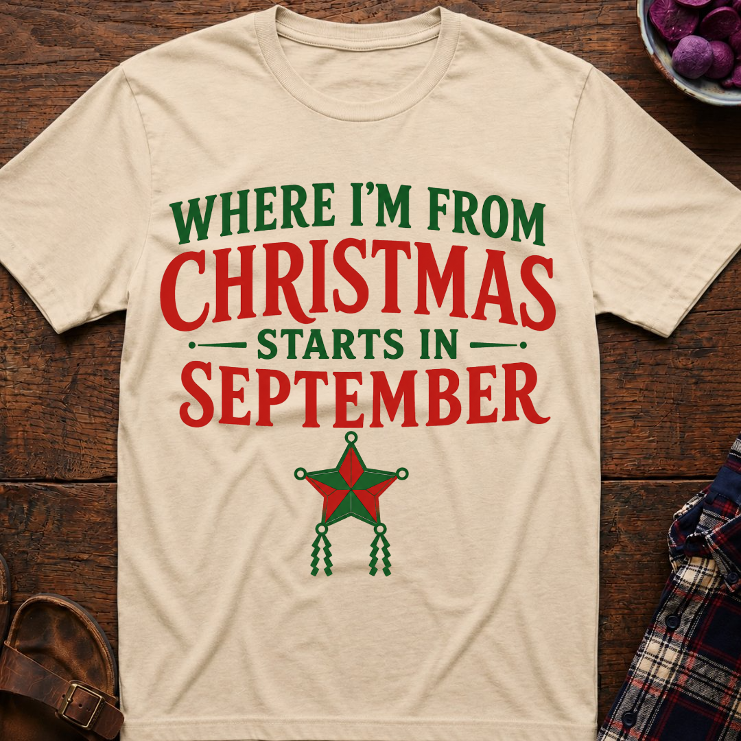 Christmas Where I'm From T-Shirt