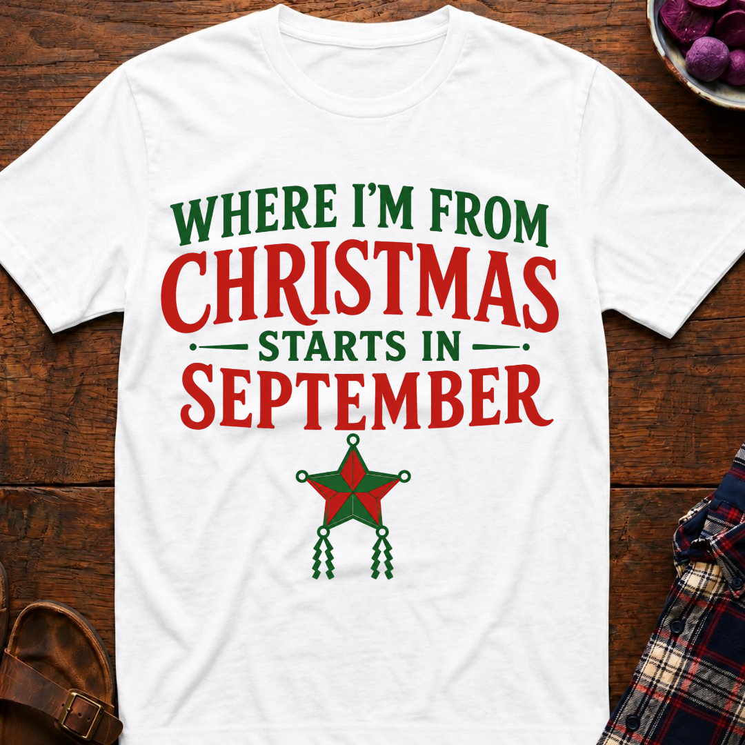 Christmas Where I'm From T-Shirt