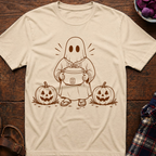 Ghost Holds Rice Cooker T-Shirt
