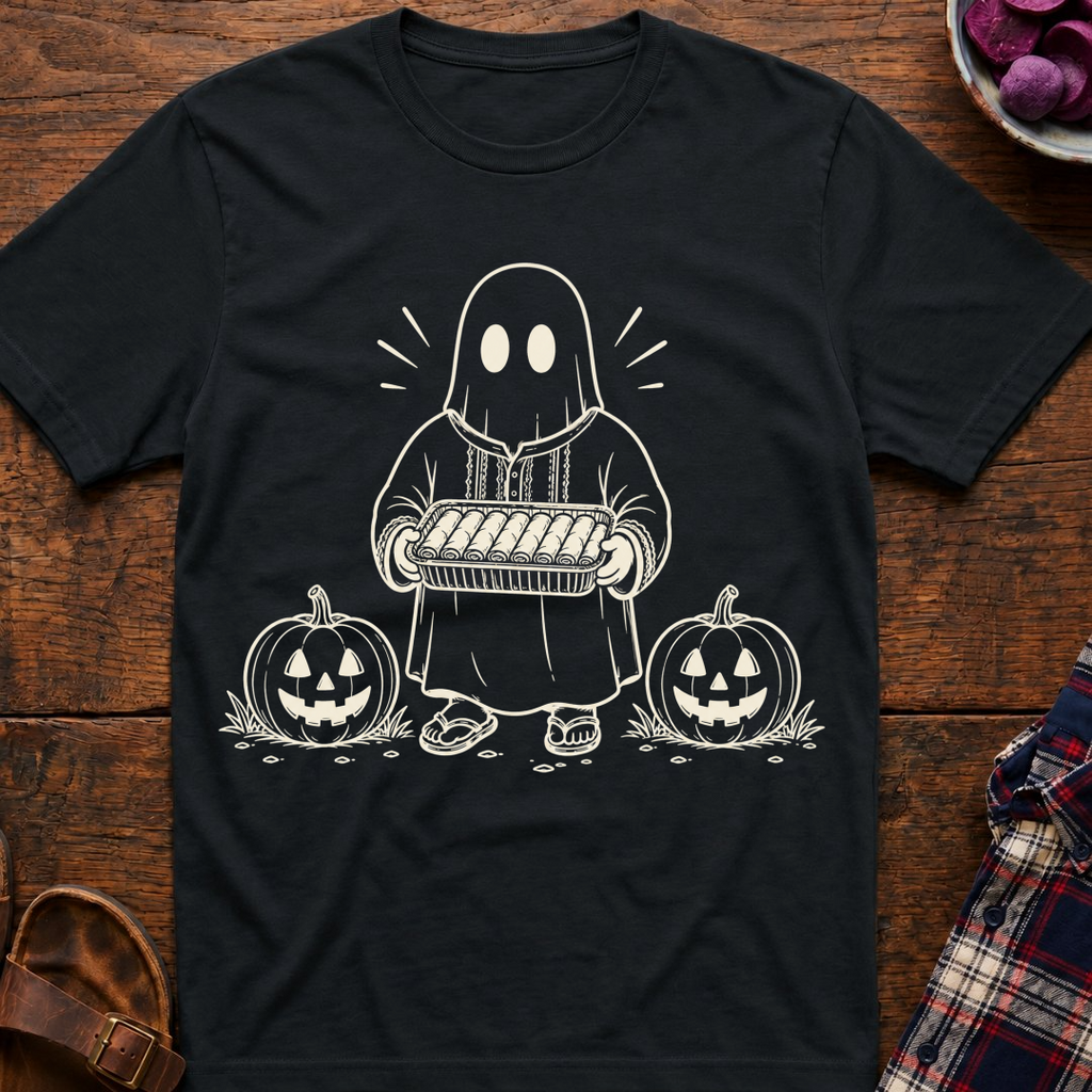 Ghost Holds Lumpia T-Shirt