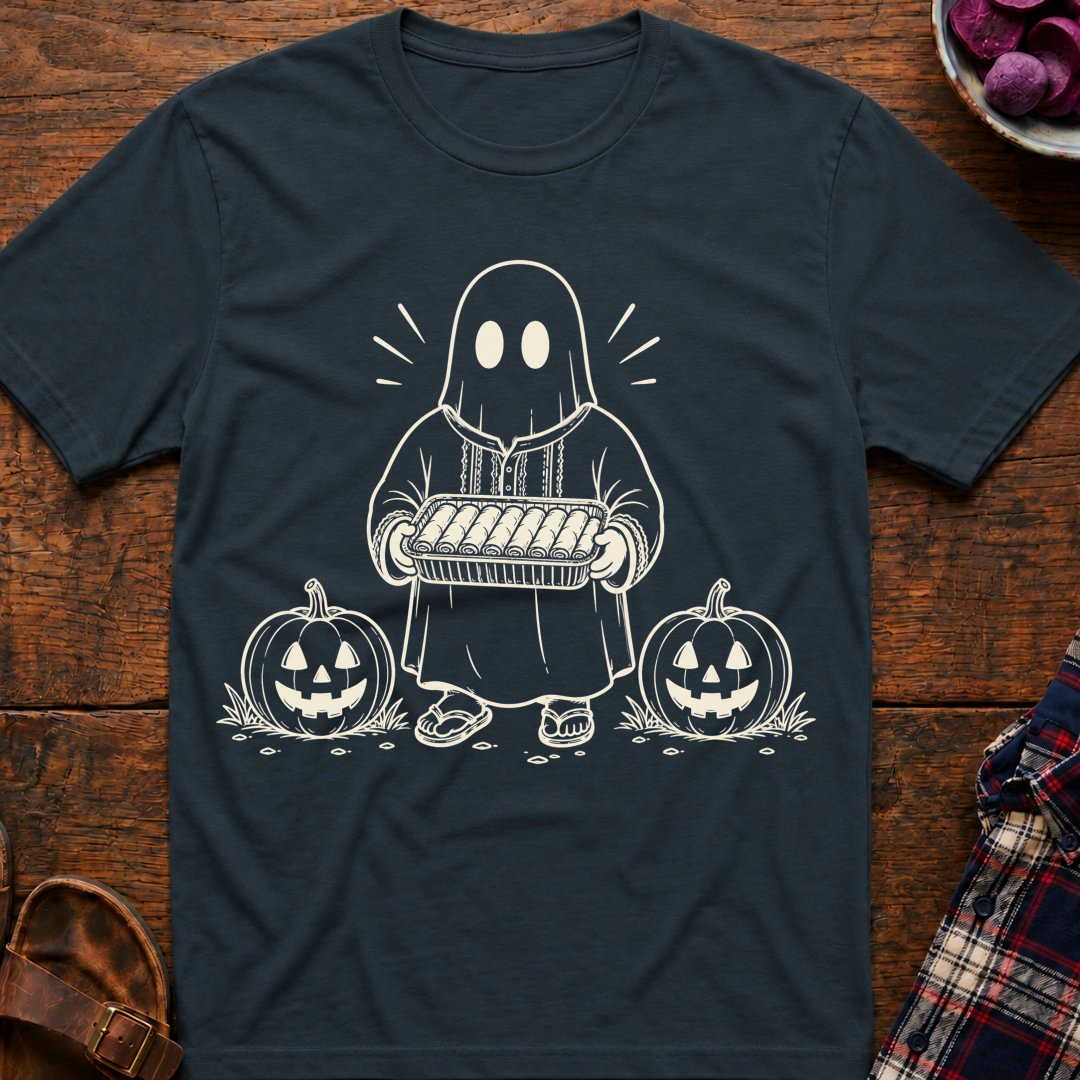 Ghost Holds Lumpia T-Shirt