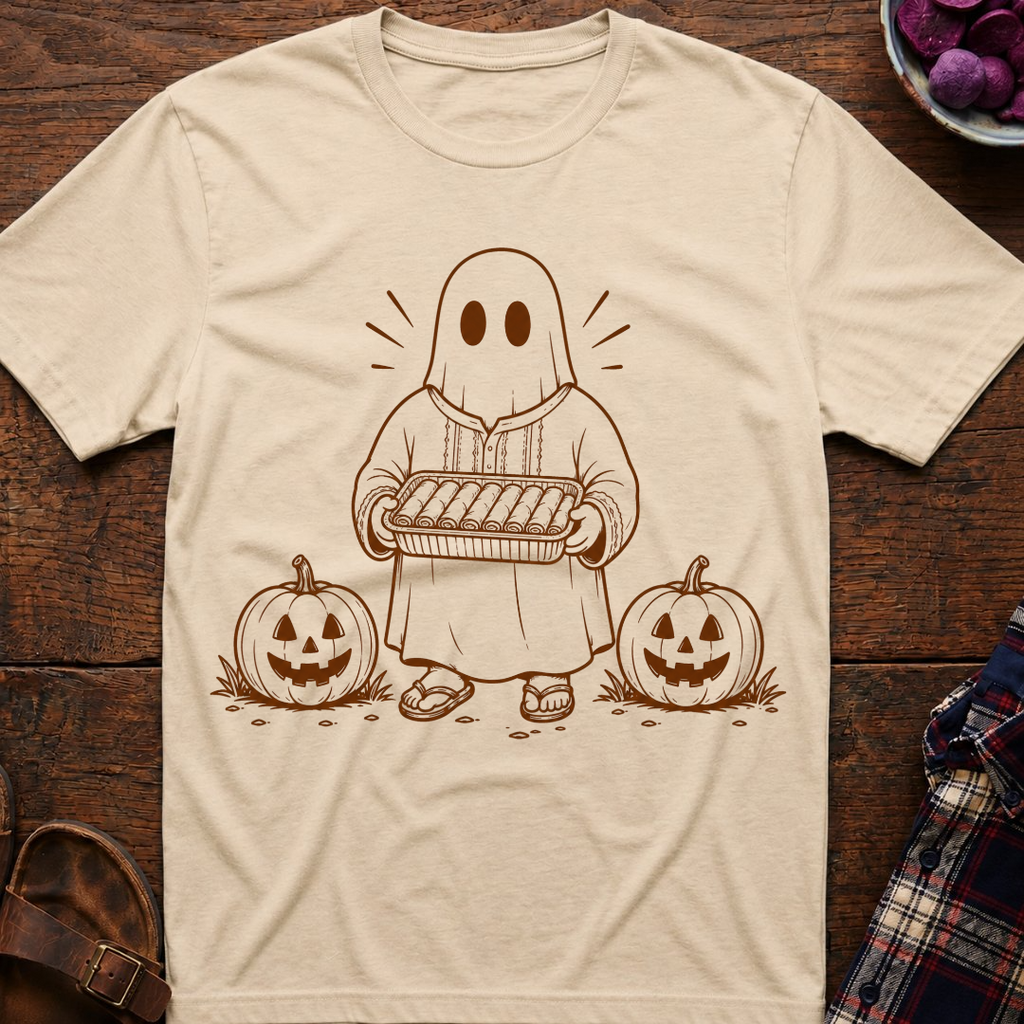 Ghost Holds Lumpia T-Shirt