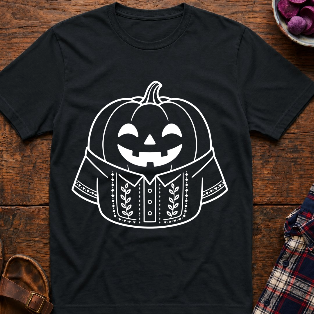 Pumpkin Wears Barong T-Shirt