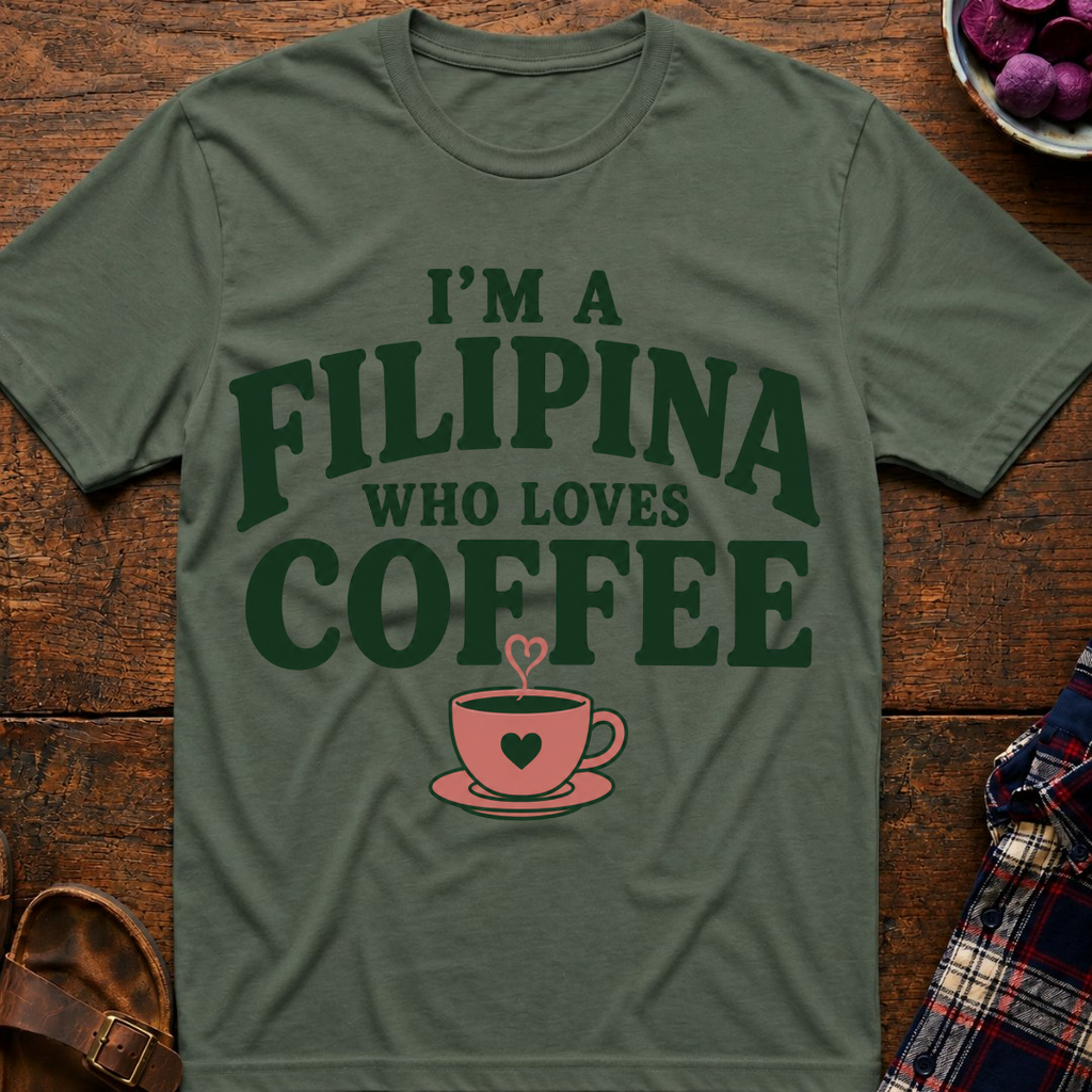 Filipina Loves Coffee T-Shirt