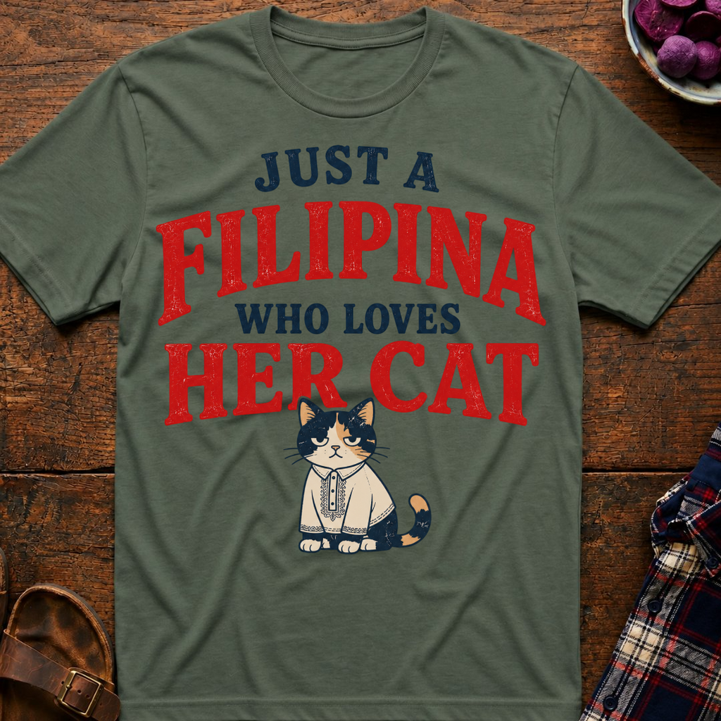 Filipina Loves Her Cat T-Shirt