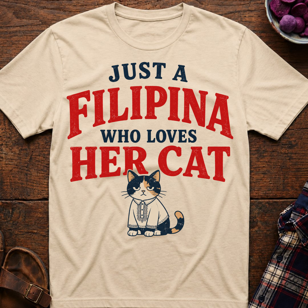 Filipina Loves Her Cat T-Shirt