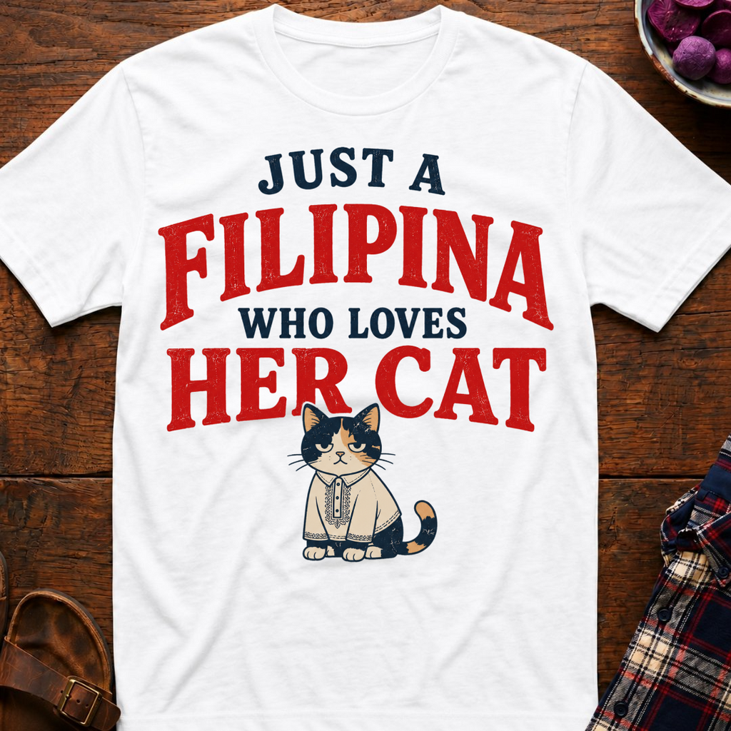 Filipina Loves Her Cat T-Shirt