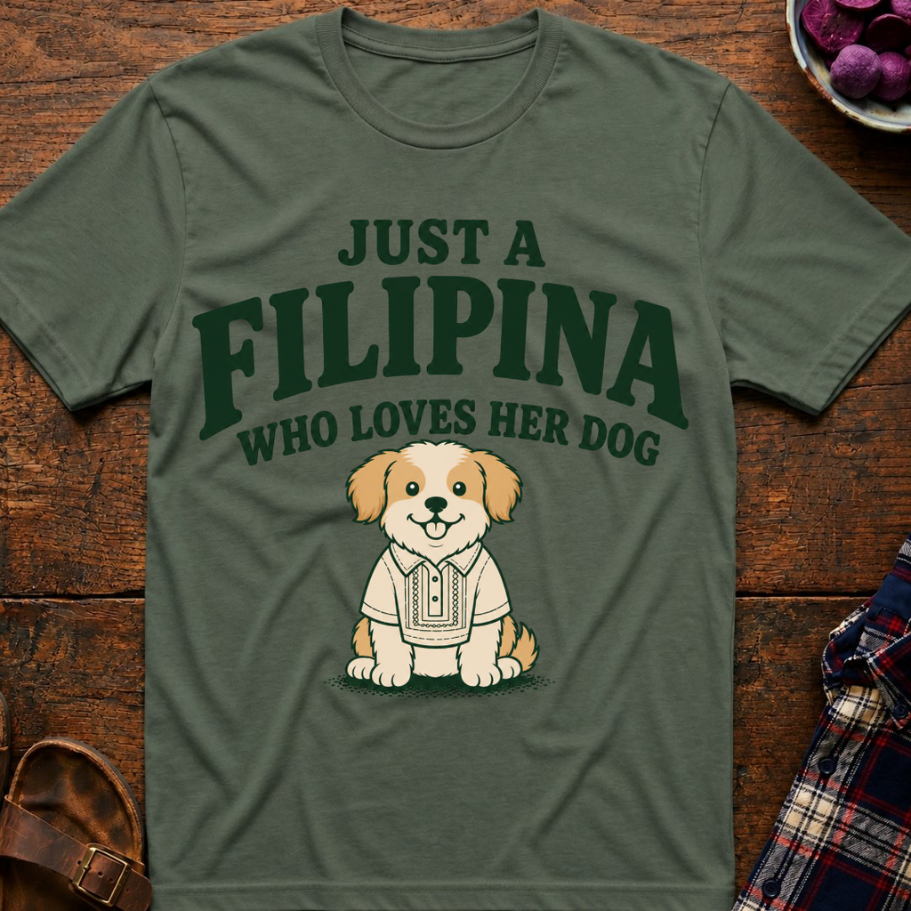 Filipina Loves Her Dog T-Shirt