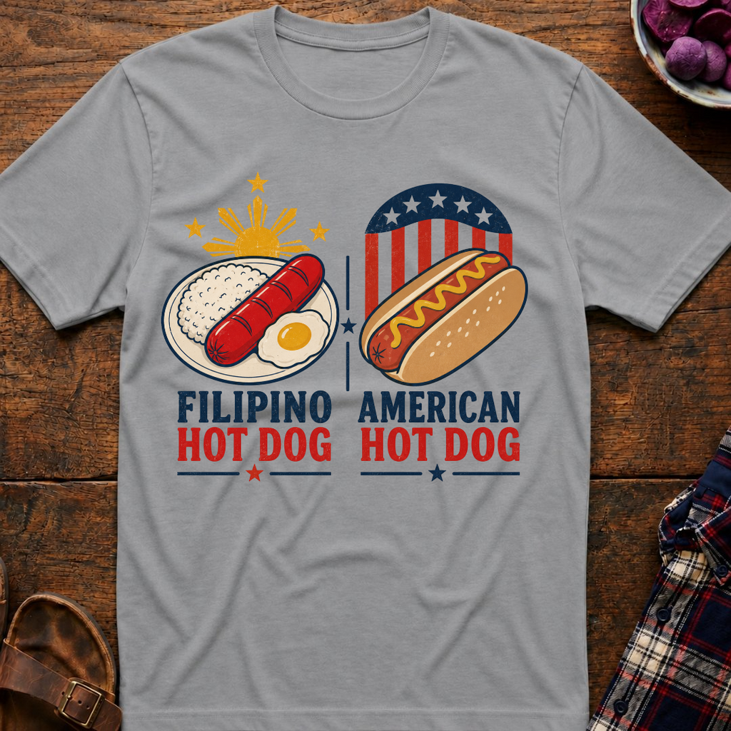Filipino American Hotdog T-Shirt