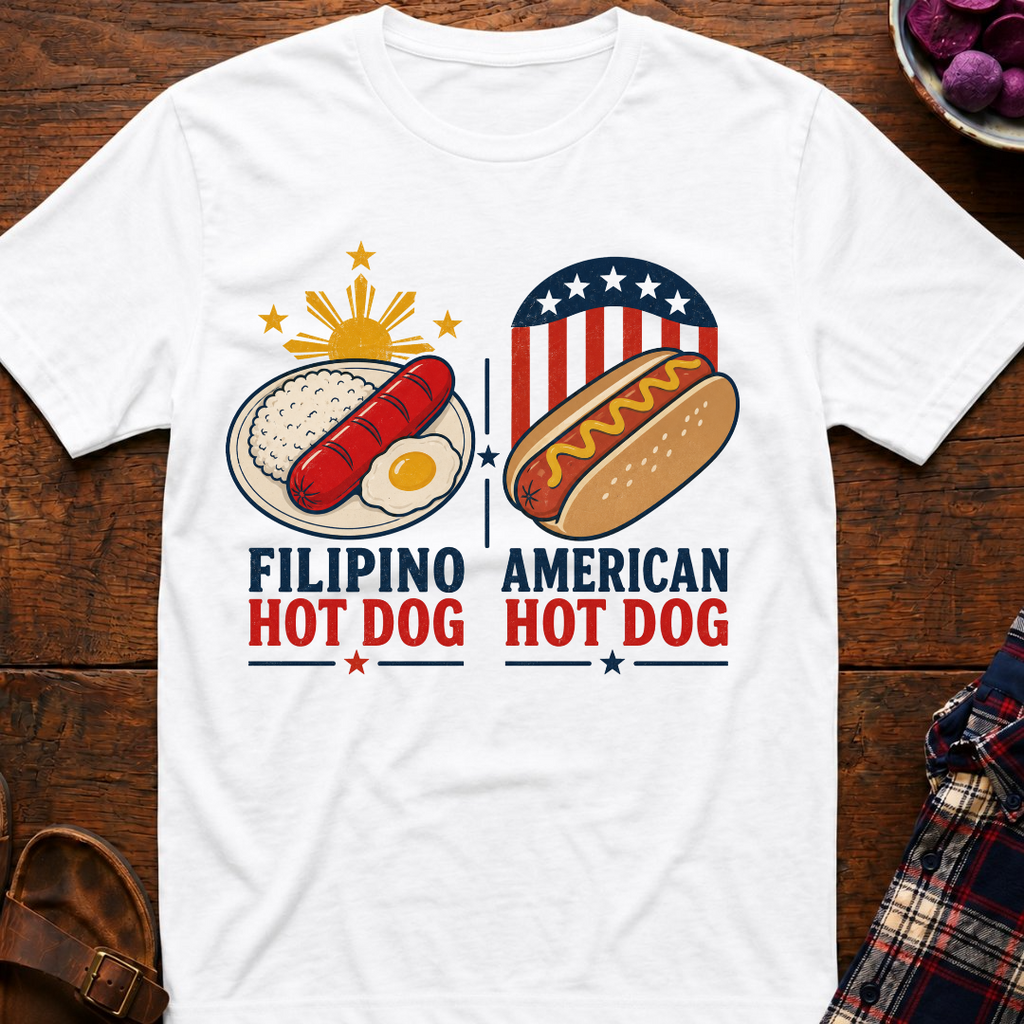 Filipino American Hotdog T-Shirt