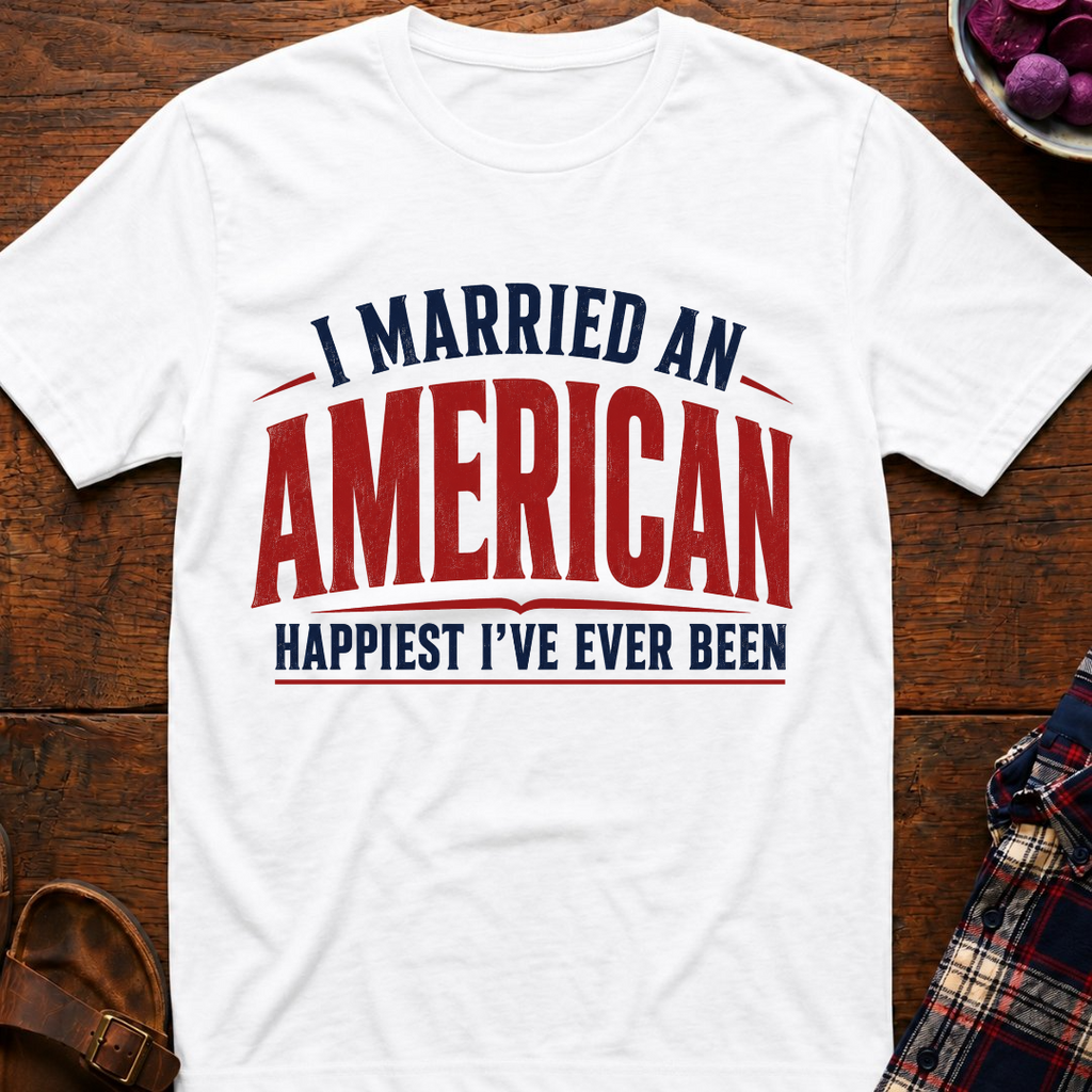 Married An American Happiest Ever T-Shirt