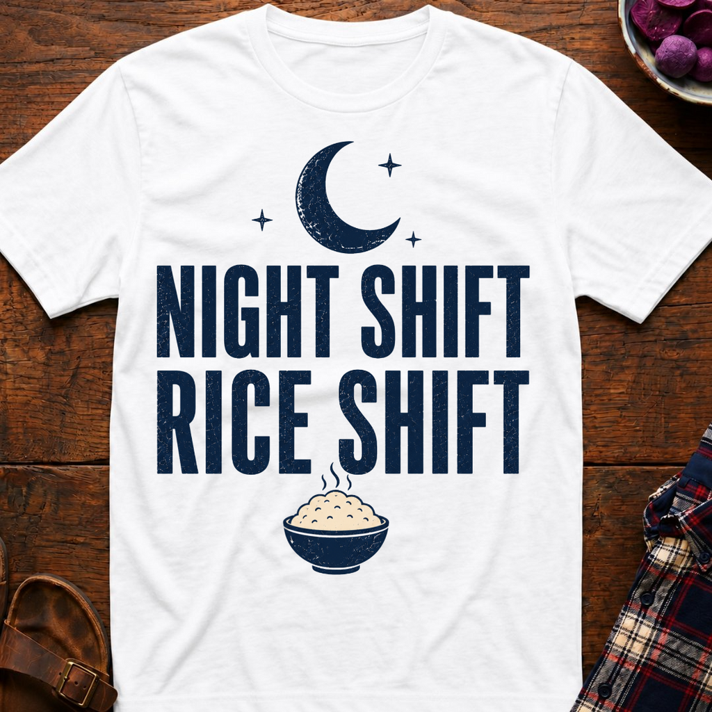 Night Shift Rice Shift T-Shirt