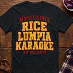 Married Into Rice Lumpia Karaoke T-Shirt