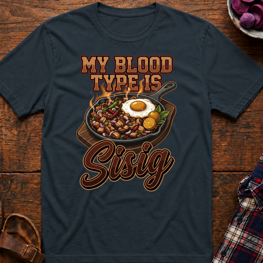 Sisig Blood Type T-Shirt