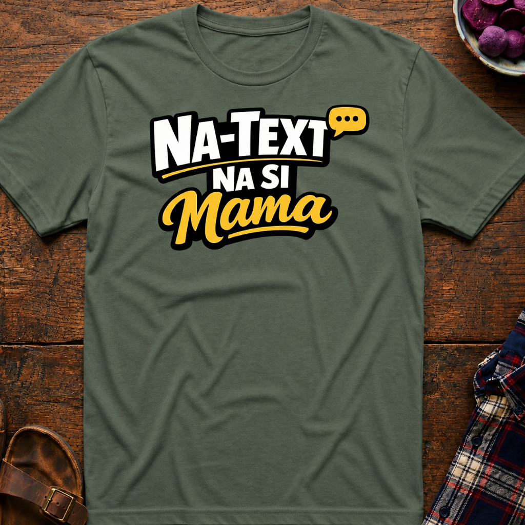 Text Si Mama T-Shirt