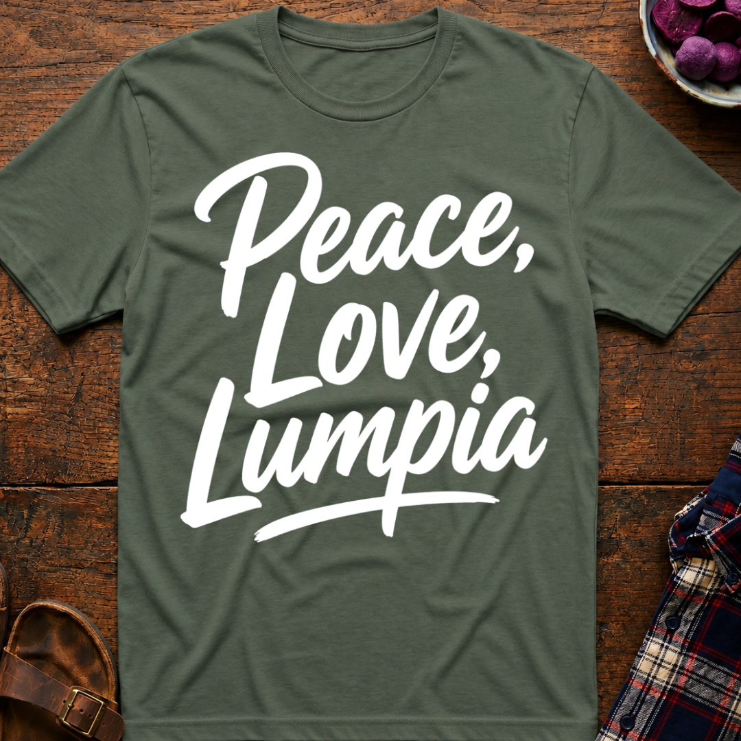 Peace Love Lumpia T-Shirt