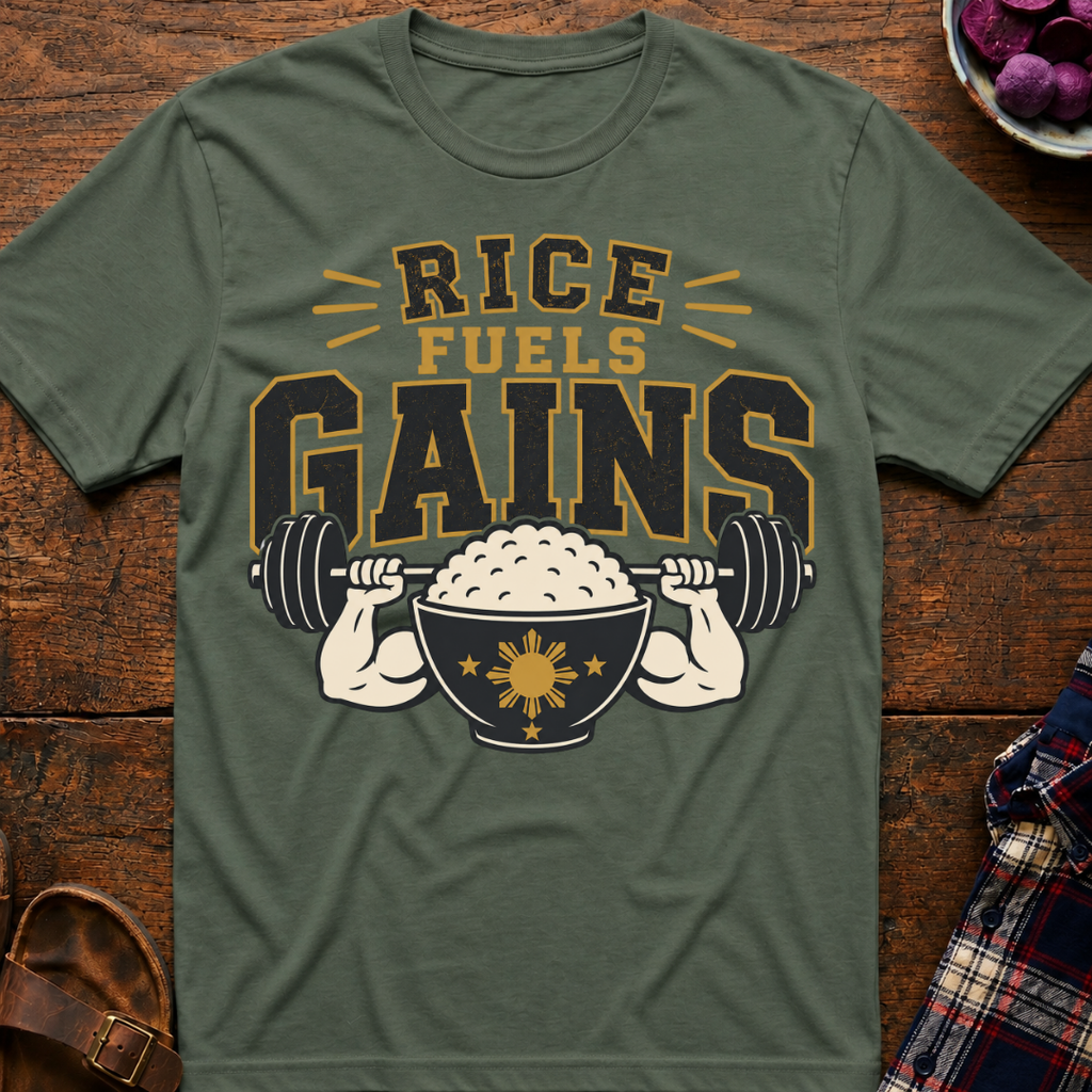 Rice Fuels Gains T-Shirt