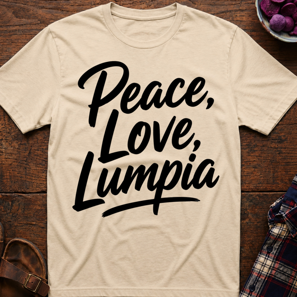 Peace Love Lumpia T-Shirt