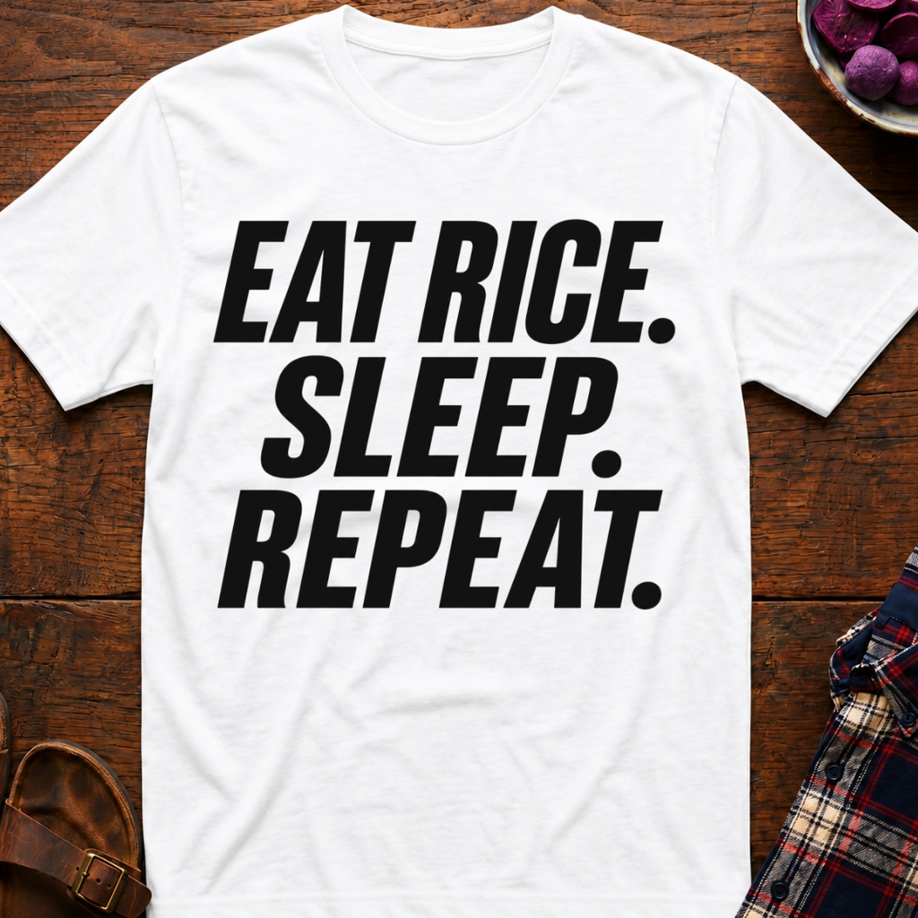 Eat Rice. Repeat. T-Shirt